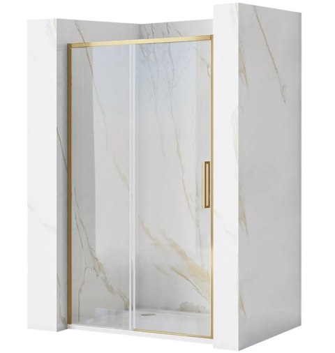 Shower Door Rapid Slide Brush Gold 120