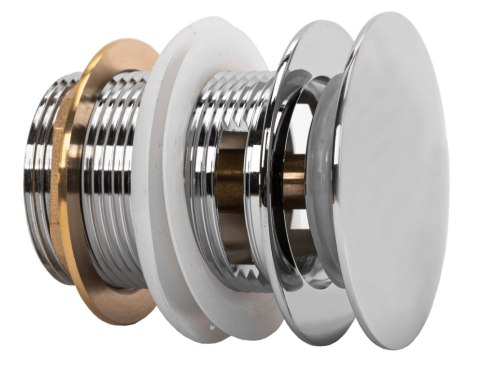 Bath Drain Plug Chrome 6cm Bath Drain Plug Chrome 6cm
