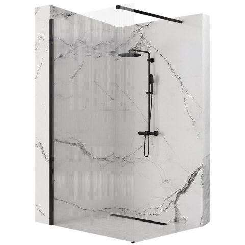 Shower Wall Aero Intimo Black 120