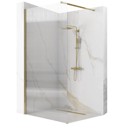 Shower Wall Aero Intimo Brush Gold 90