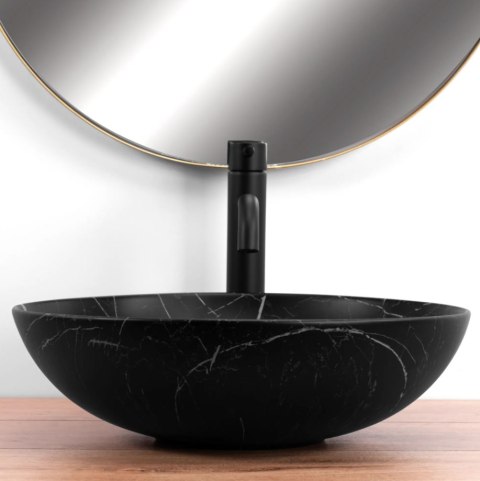 Countertop Basin Rea Fibo Black Matt