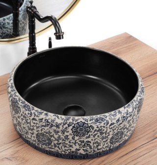 Countertop Basin Rea Florisa Black Matt
