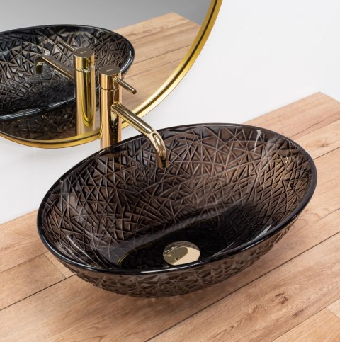 Countertop Basin Rea Frost Black Countertop Basin Rea Frost Black