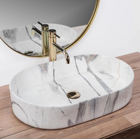 Countertop Basin Rea Nadia 60 Sand Countertop Basin Rea Nadia 60 Sand