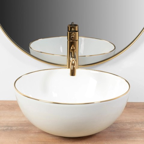Countertop Basin Rea Stella Gold Edge Countertop Basin Rea Stella Gold Edge