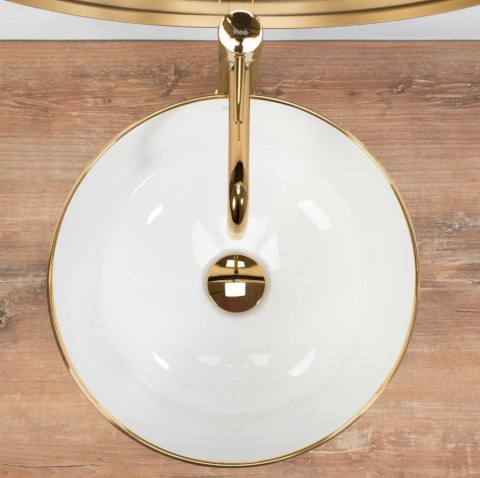 Countertop Basin Rea Stella Gold Edge Countertop Basin Rea Stella Gold Edge