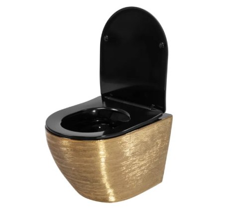 WC - CARLO MINI RIML DUR/FLAT/ZM BRUSH GOLD/BLACK WC - CARLO MINI RIML DUR/FLAT/ZM BRUSH GOLD/BLACK