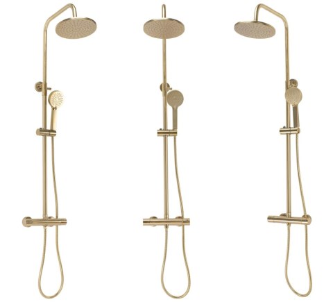 Thermostatic Shower Set REA PAROT Brushed Gold