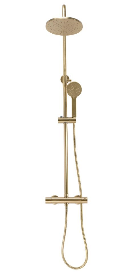 Thermostatic Shower Set REA PAROT Brushed Gold