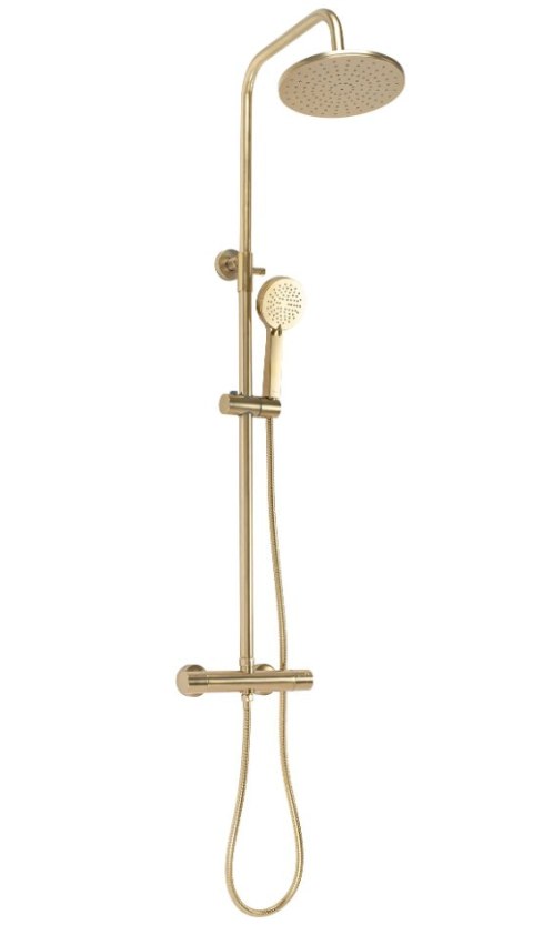 Thermostatic Shower Set REA PAROT Brushed Gold