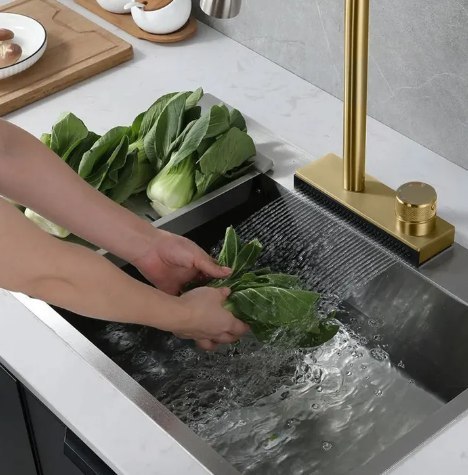 Conor Kitchen Tap Brushed Gold