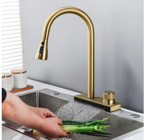 Conor Kitchen Tap Brushed Gold