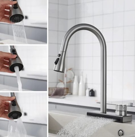 Conor Kitchen Tap Brushed Nickel