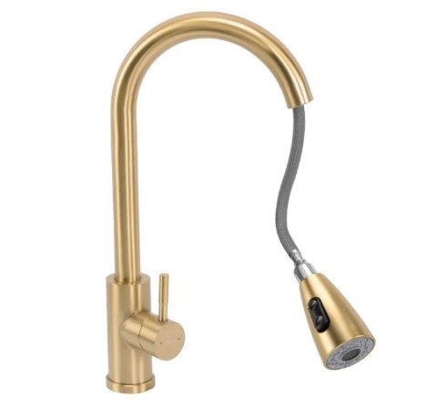 Cross Kitchen Tap Brushed Gold Cross Kitchen Tap Brushed Gold