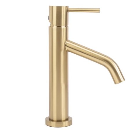 Bathroom Tap Level Brushed Gold Low Bathroom Tap Level Brushed Gold Low