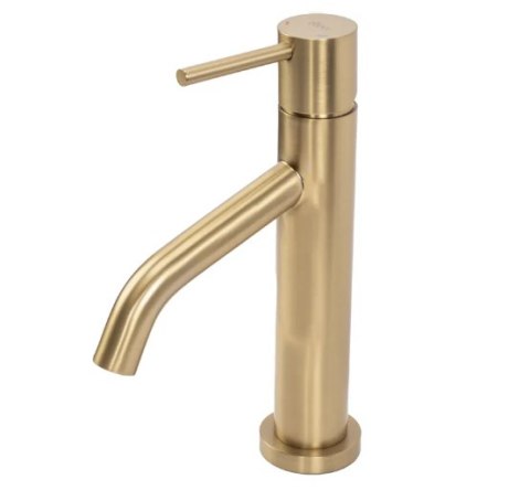 Bathroom Tap Level Brushed Gold Low Bathroom Tap Level Brushed Gold Low
