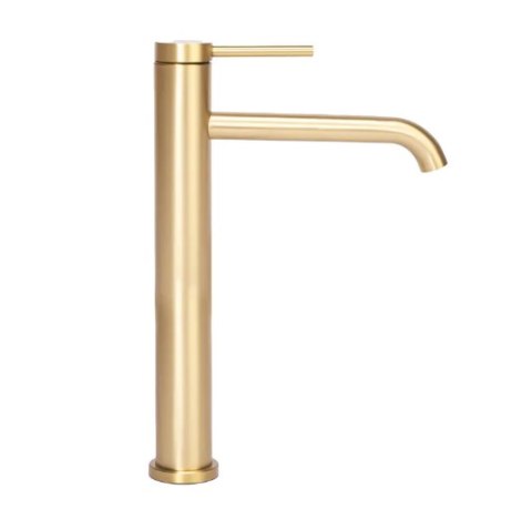 Basin Tap Clif Brushed Gold High Basin Tap Clif Brushed Gold High
