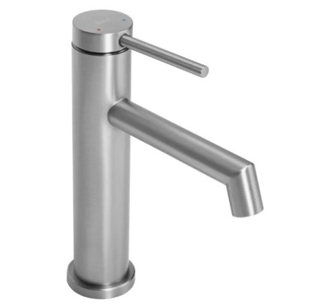 Basin Tap Foss Brushed Nickel Low Basin Tap Foss Brushed Nickel Low