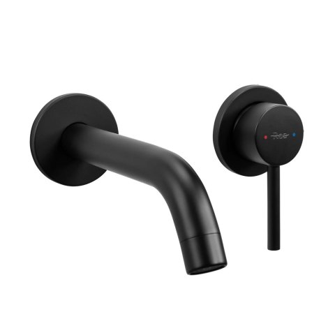 Basin Wall-Mounted Tap Owen Black + BOX Basin Wall-Mounted Tap Owen Black + BOX