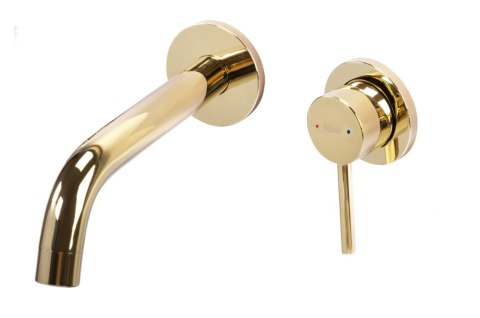 Basin Wall-Mounted Tap Owen Gold + BOX Basin Wall-Mounted Tap Owen Gold + BOX