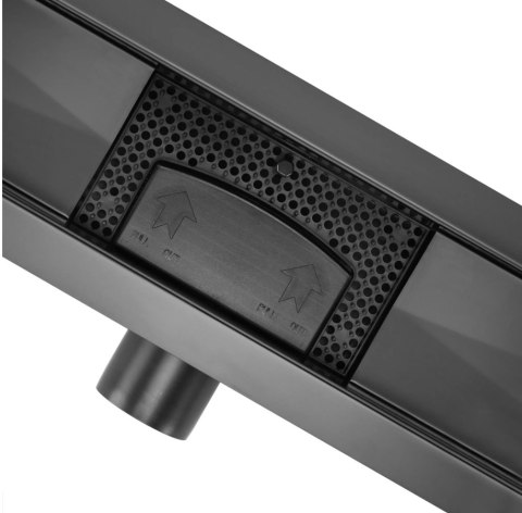 Linear Drain REA Neox Black 80