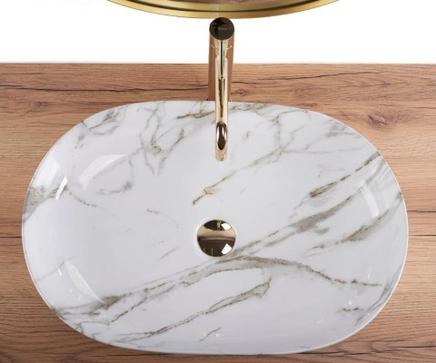 Countertop Basin Rea Cleo 61 Aiax Shiny Countertop Basin Rea Cleo 61 Aiax Shiny