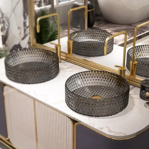 Countertop Basin Rea Cristal 39 Grey Countertop Basin Rea Cristal 39 Grey
