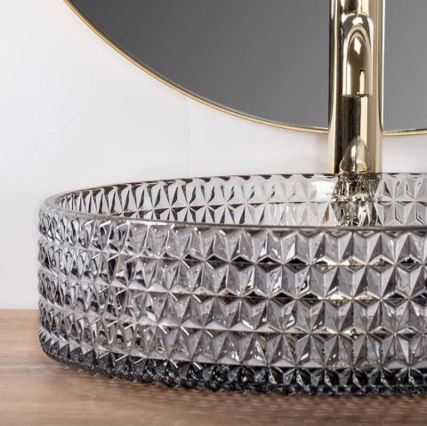 Countertop Basin Rea Cristal 39 Grey Countertop Basin Rea Cristal 39 Grey