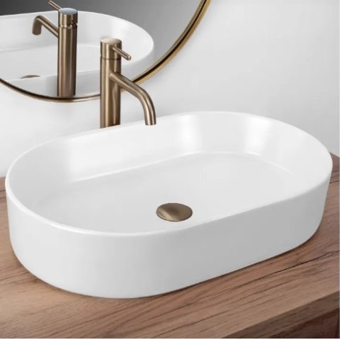 Countertop Basin Rea Nadia 60 White Matt Countertop Basin Rea Nadia 60 White Matt