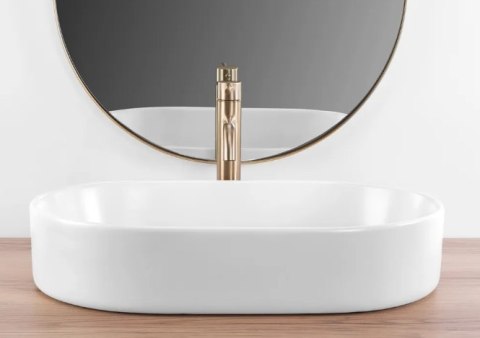 Countertop Basin Rea Nadia 60 White Matt Countertop Basin Rea Nadia 60 White Matt