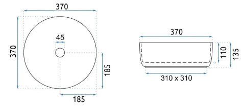 Countertop Basin Rea Sami Terra Matt Countertop Basin Rea Sami Terra Matt