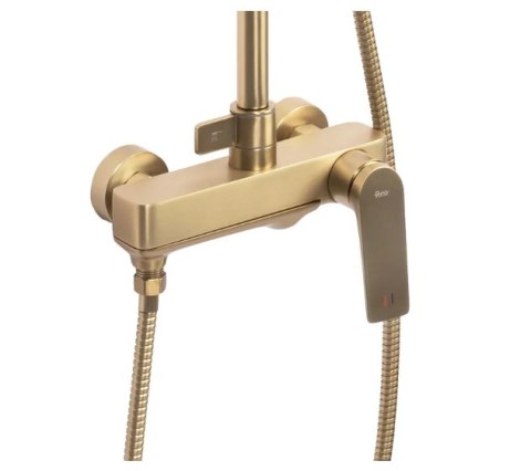 Shower Set REA AVALON Brushed Gold