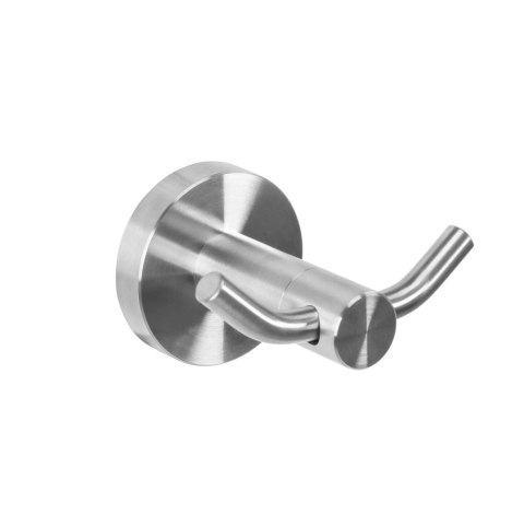 Double Arm Bathroom Hook MIST 02 332914 Brushed Nickel Double Arm Bathroom Hook MIST 02 332914 Brushed Nickel