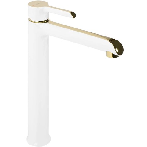 Basin Tap Melia White/Gold High Basin Tap Melia White/Gold High