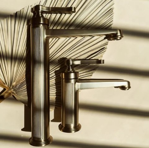 Basin Tap Monaco Brushed Gold High