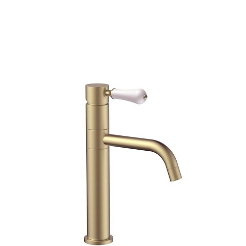 Basin Tap Serra Brushed Gold Low-Height Basin Tap Serra Brushed Gold Low-Height
