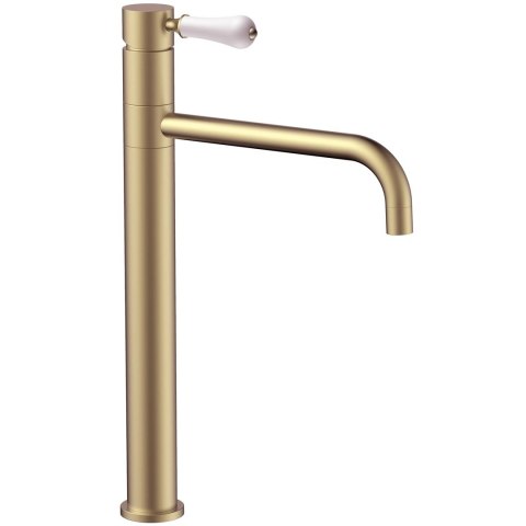 Basin Tap Serra Brushed Gold Tall Basin Tap Serra Brushed Gold Tall