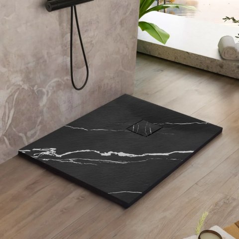 BRODZIK MAGNUM CARRARA BLACK 80x100 BRODZIK MAGNUM CARRARA BLACK 80x100