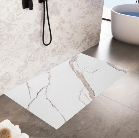 Shower Tray Magnum Carrara White 90x120