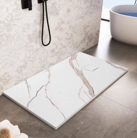 Shower Tray Magnum Carrara White 90x120