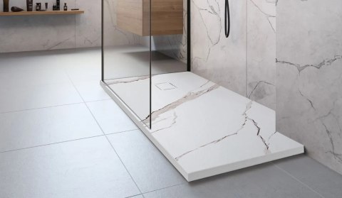 Shower Tray Magnum Carrara White 90x120