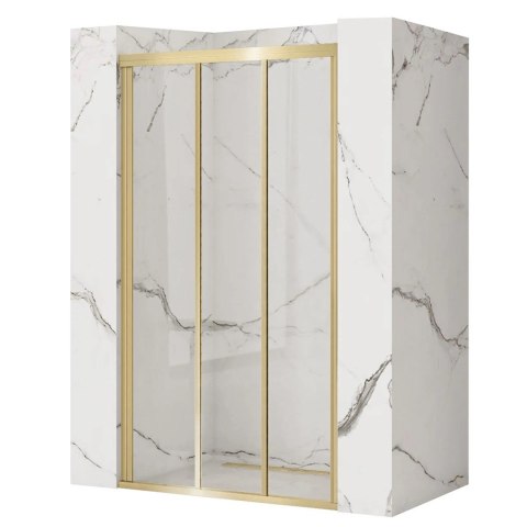 Shower Door Alex Brush Gold 90