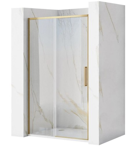 Shower Door Rapid Slide Brush Gold 140