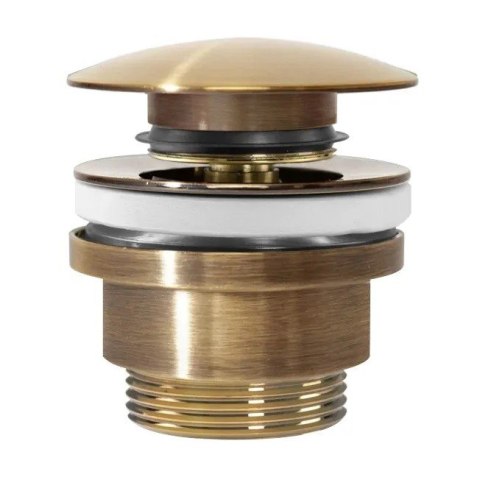 Universal Click-Clack Drain Plug Antique Gold Universal Click-Clack Drain Plug Antique Gold