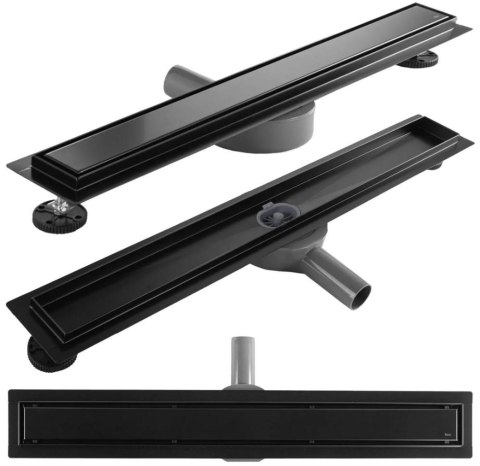 Linear Drain REA Neox Pro Black 50