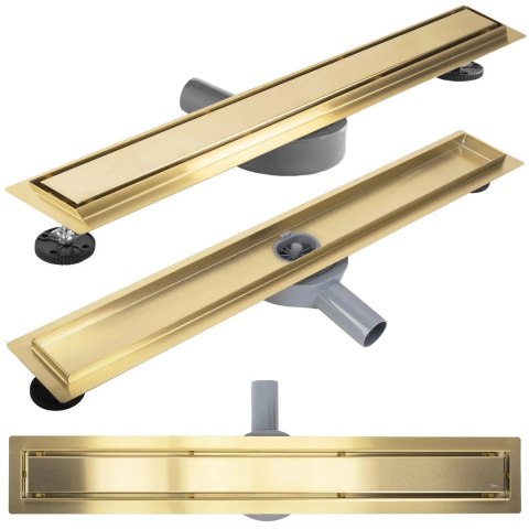 Linear Drain REA Neox Pro BRUSHED GOLD 100