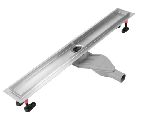 Linear Drain REA Neox Superflow Brushed Steel 90
