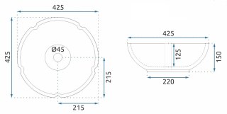 Countertop Basin Rea Felicia