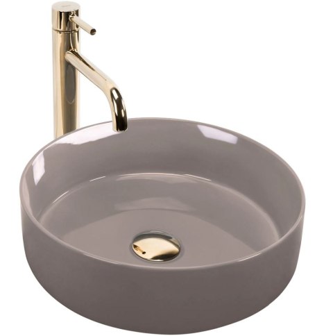 Countertop Basin Rea Sami Beige Shiny
