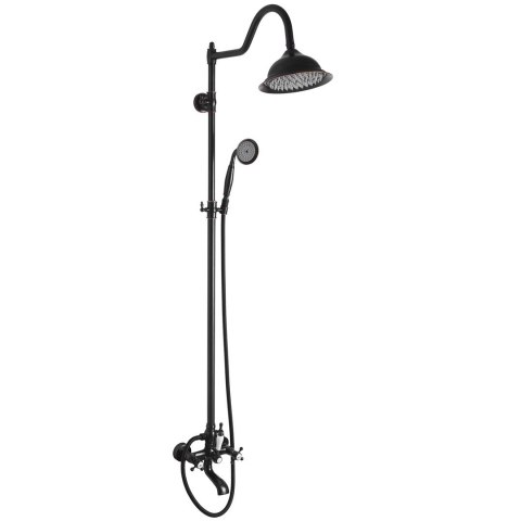 Shower Set REA BERGAMO Distressed Black